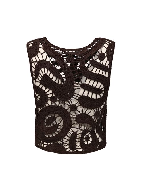 Top Eruzione in crochet di viscosa PINKO | 106438 A354M05